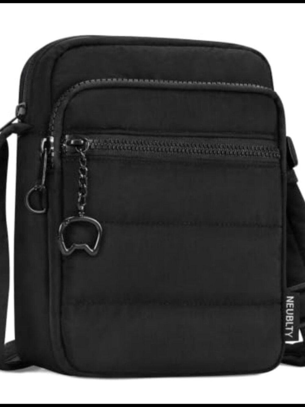 RFID Crossbody Phone Purse Waterproof Nylon Puffer Quilted Adjustable Strap